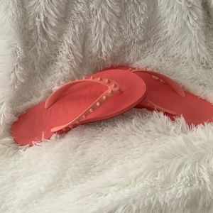 Louboutin flip flops